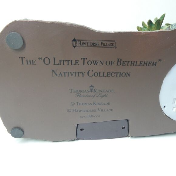 The O Little Town of Bethlehem - Thomas Kinkade Hawthorne Village NO AC ADAPTER - Picture 13 of 14